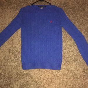 Ralph Lauren Sport Cable- Knit Crewneck Sweater